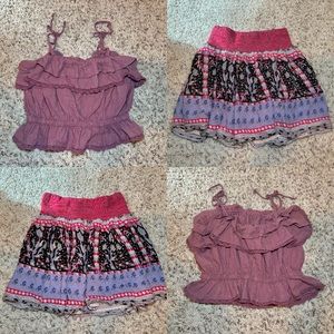 American Eagle Top & Skirt